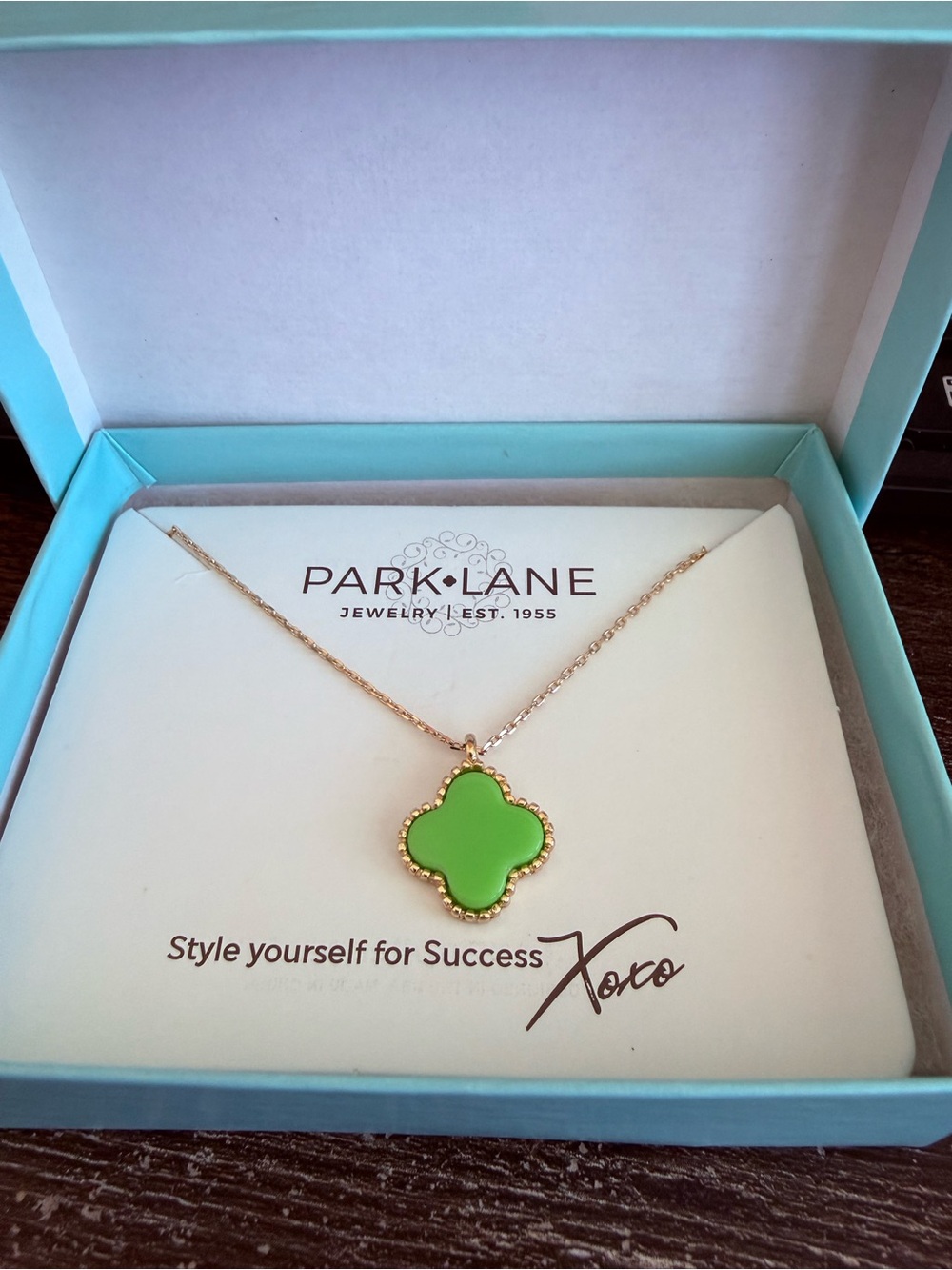 Park Lane Green Icon Necklace